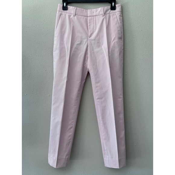 Bogner Pink Pantsuit Women's Sz 4 Cotton Blend Blazer Set Preppy Designer Luxury - Picture 13 of 16